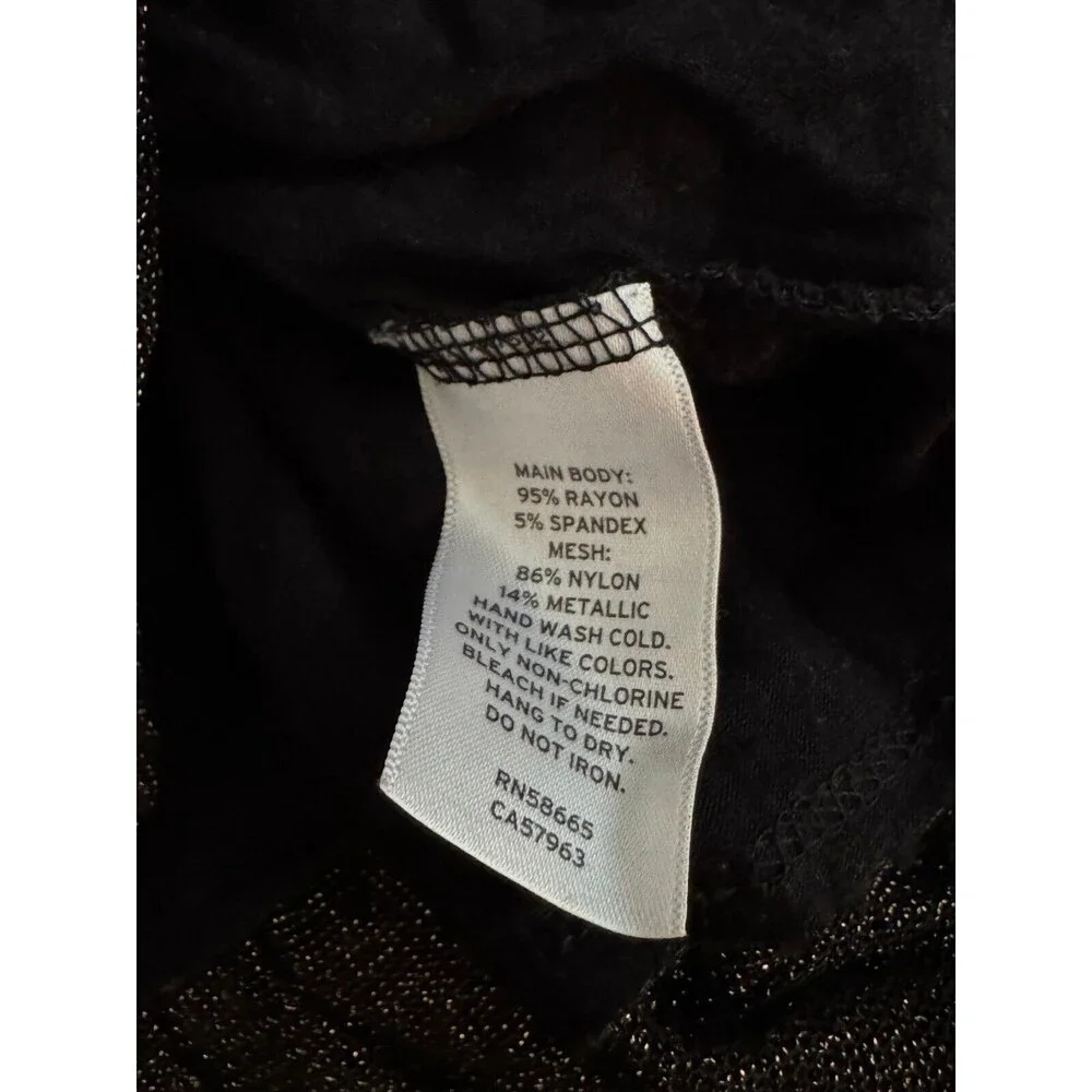 Tucker + Tate Black and Gold‎ Peplum Top Girls Size 5